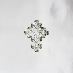  - Brooch Serafina -  - Laiton argenté